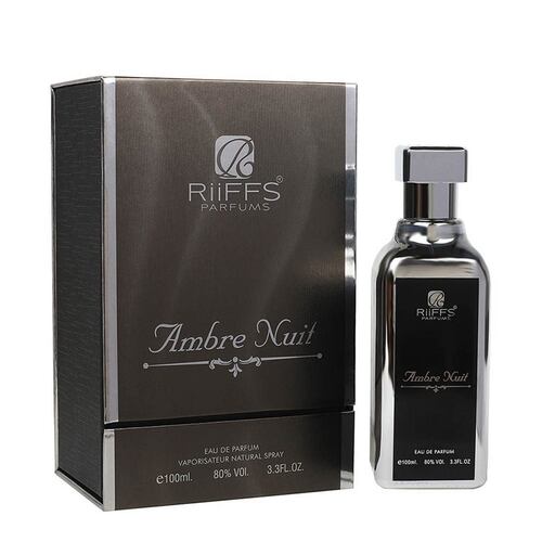 Fragancia para Hombre Riiffs Amber Nuit Eau de Parfum 100 ml