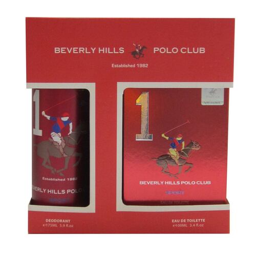 Fragancia Para Caballero Beverly Hills Polo Club Mens Gift Set One