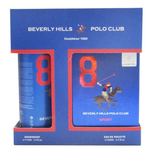 Beverly Hills Polo Club Mens Gift Set Eight