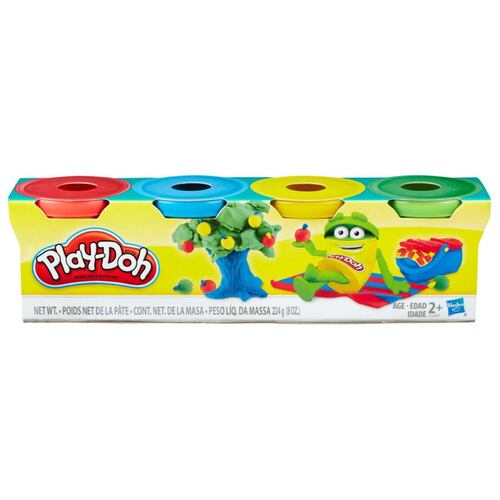 Mini pack Play-Doh 4 latas de masa de colores