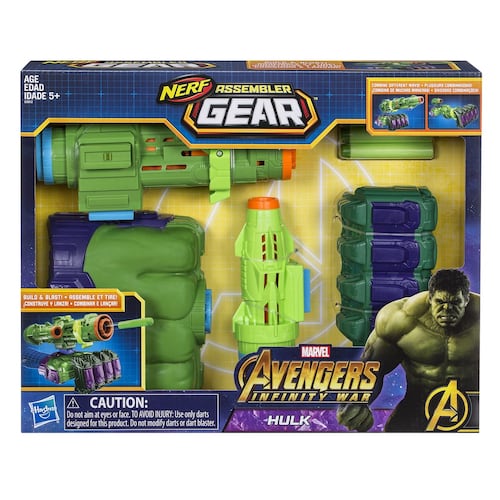 Lanzador Ensamblable Hulk Avengers Marvel