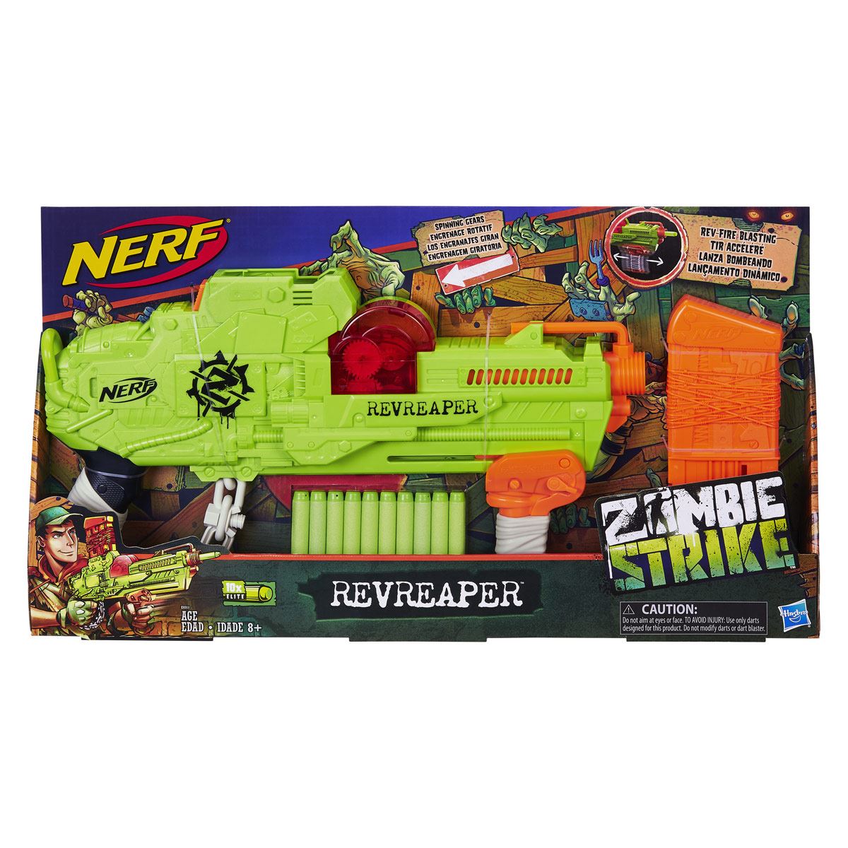 Lanzador discount nerf zombie