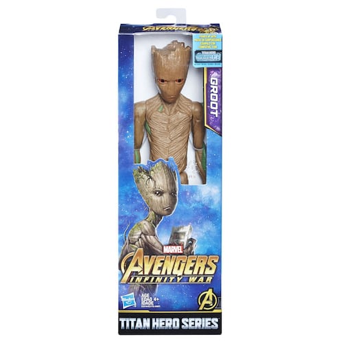 Figura Groot 12 Pulgadas Titan Hero Series Avengers Marvel