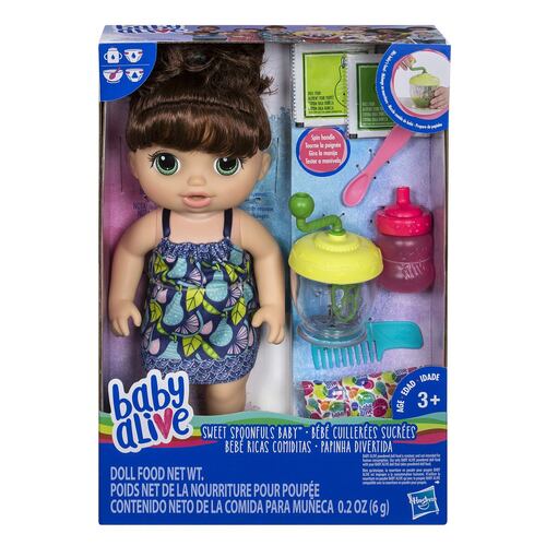 Bebé Ricas Comiditas Baby Alive, Brunette