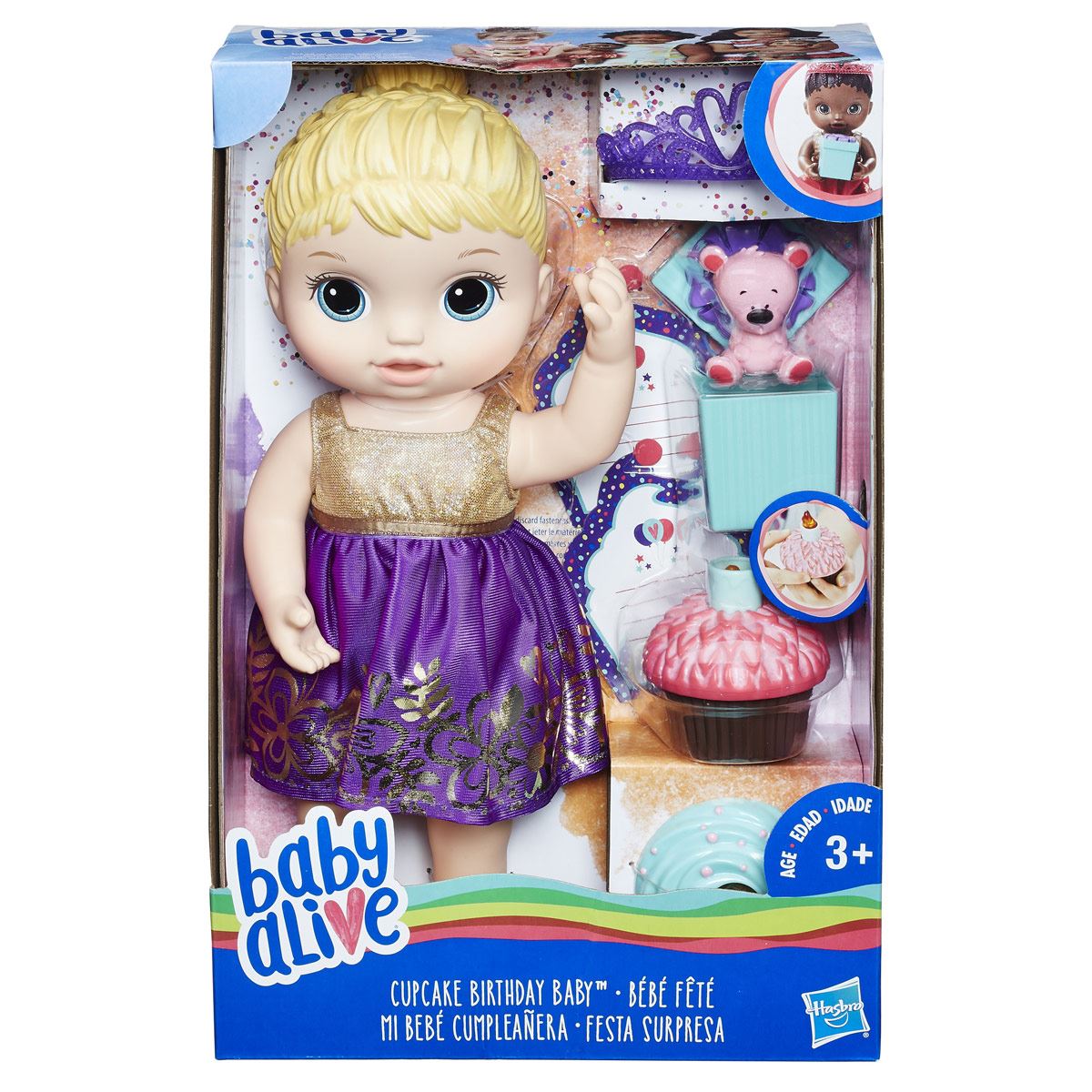 Baby Alive Fiesta Sorpresa Mu eca Rubia