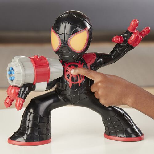 Figura Shock Strike Miles Morales Spider-Man Marvel