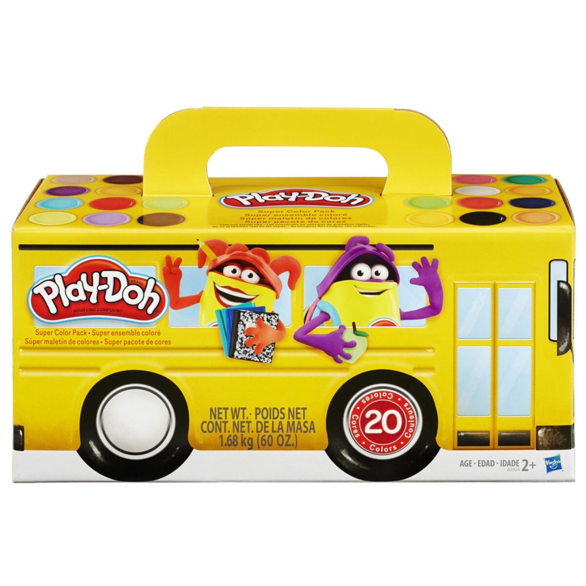 Set Play-Doh Súper Maletín 20 Colores Hasbro