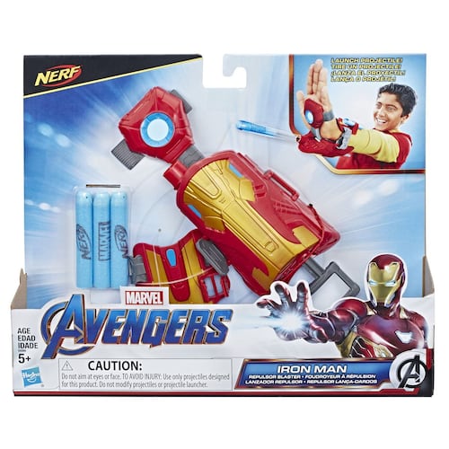 Lanzador Repulsor Iron Man Nerf Avengers