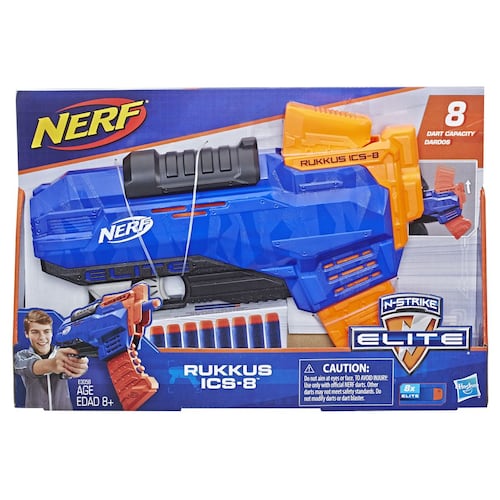 Lanzador Rukkus ICS-8  N-Strike Elite Nerf