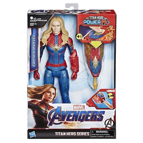 Figura Capitana Mavel Titan Hero Power FX Marvel Avengers: Endgame