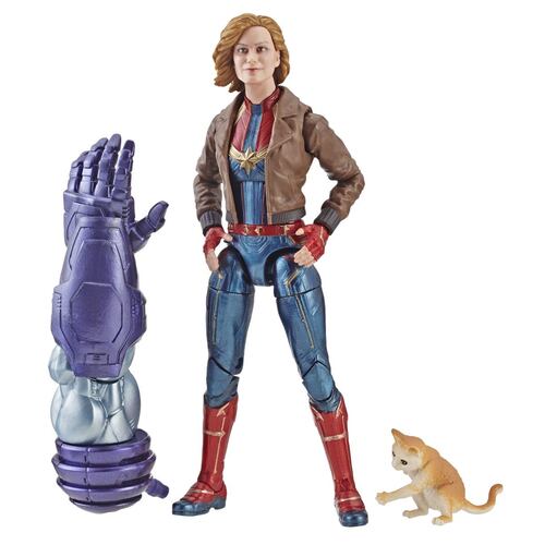 Figura Capitana Marvel con Goose 6 Pulgadas Capitana Marvel