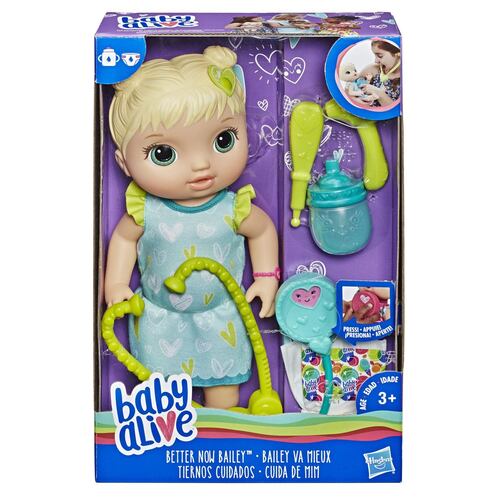 Muñeca Tiernos Cuidados Baby Alive, Rubia