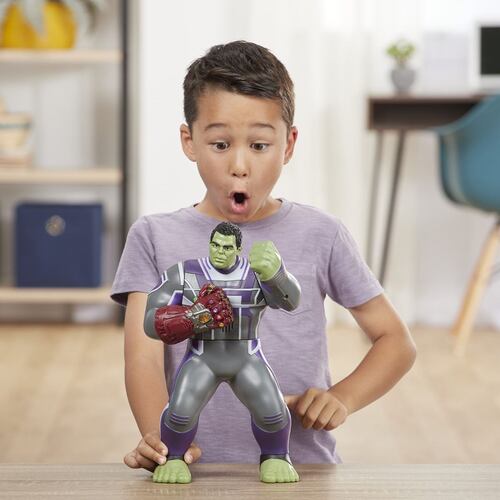 Figura Electrónica Hulk Puño Poderoso Marvel