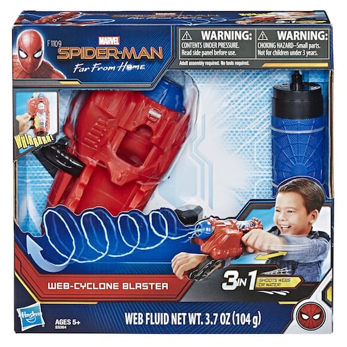 Spiderman Lanzador Web Cyclone Marvel