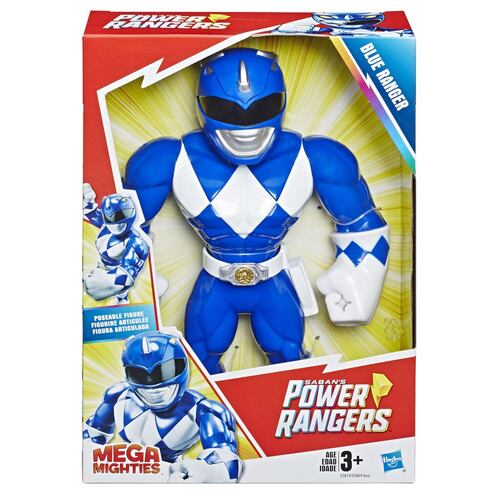Power Rangers Figura Playskool Heroes Mega Mighty Blue Ranger