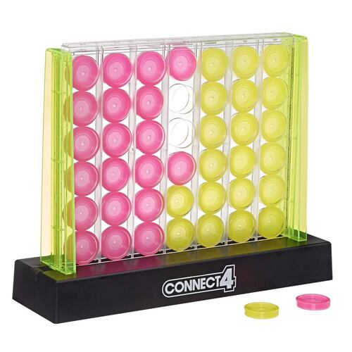 Juego de Mesa Connect 4 Neón Pop Hasbro Gaming