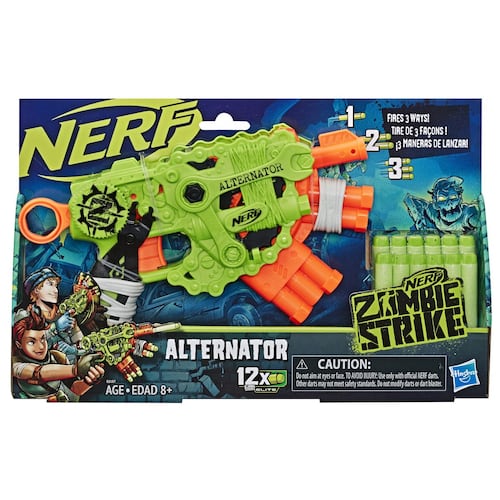 Lanzador Zombie Alternator Nerf
