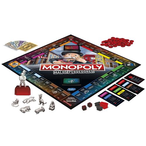 Juego de Mesa Monopoly para Malos Perdedores