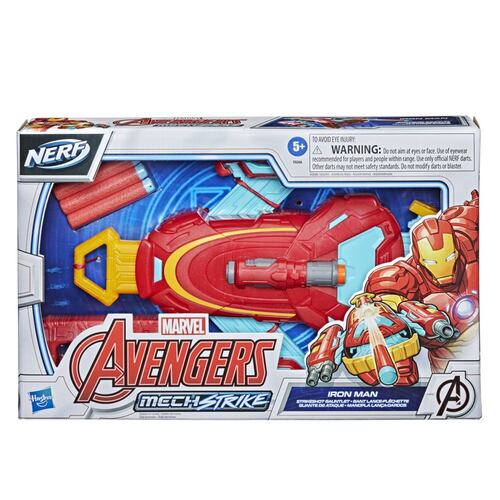 Hasbro Marvel Avengers Mech Strike - Guante de ataque de Iron Man