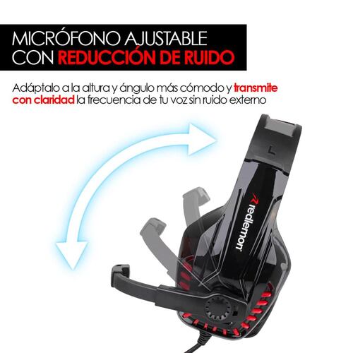 Audifonos Gamer G6000 Sonido HIGH Redlemon