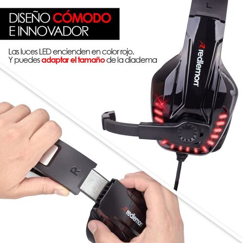 Audifonos Gamer G6000 Sonido HIGH Redlemon