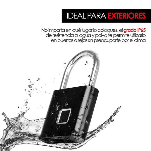 Candado de Huella Digital RedLemon
