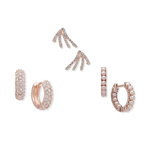 Aretes de Aleación de Metales Oro Rosado marca Youre Invited