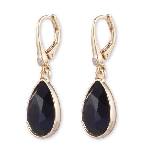 Aretes de Aleación de metales Dorado tipo Colgante DKNY
