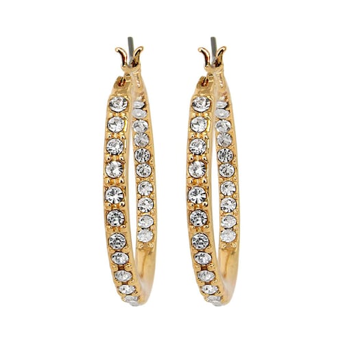Aretes de Aleación de Metales Dorado Nine West