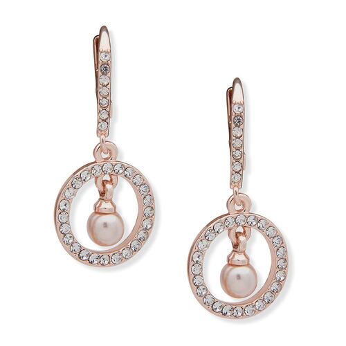 Aretes de Aleación de Metales Oro Rosado Youre Invited