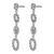 Aretes Color Plata Marca You´Re Invited Tipo Colgante Detalle En Pave 30mm