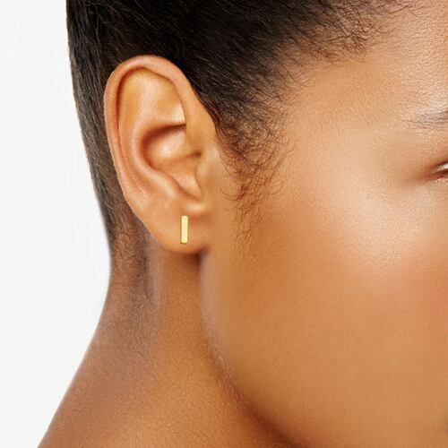 Aretes 19g00541 Nine West Color Dorado Tipo Sencillo Acabado Dorado