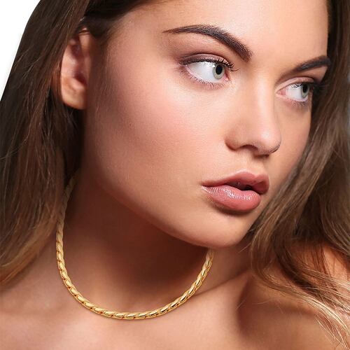 Collar 19n00427 Nine West Color Dorado Tipo Gargantilla Acabado Dorado