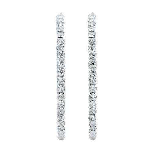 Aretes 27g00432 Youre Invited Color Plata Tipo Arracada Grande Acabado Brillante