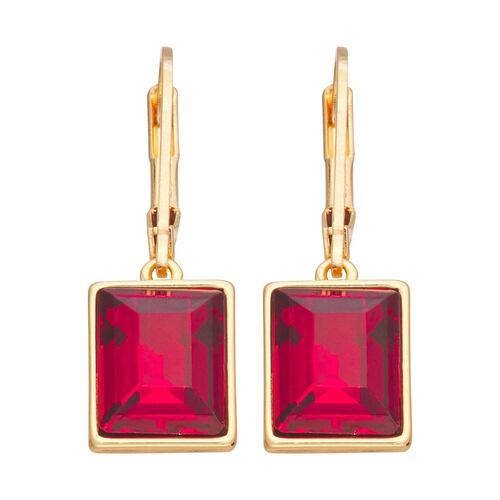 Aretes Colgantes Chico Forma Cuadrada Nine West