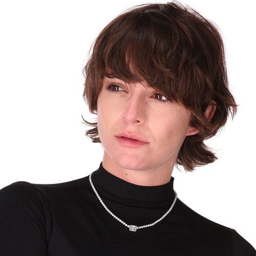 Collar Tipo Gargantilla Piedra Cuadrada Anne Klein