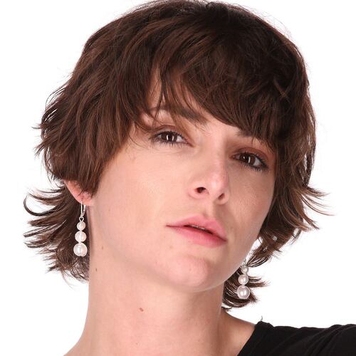 Aretes Colgantes de 3 Perlas Diferentes Tamaños Youre Invited