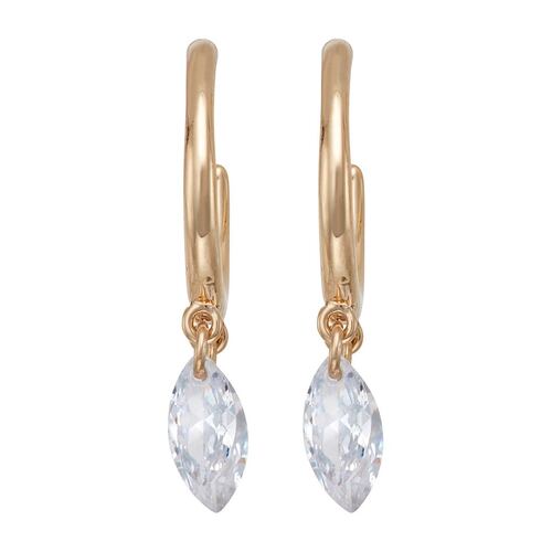 Arracadas Pequeñas con Detalles de Cristal Corte Marquesa Nine West