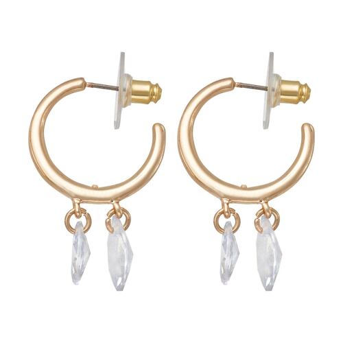 Arracadas Pequeñas con Detalles de Cristal Corte Marquesa Nine West