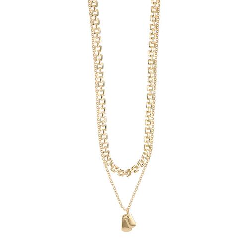 Collar Niveles con Dije Corte Baguette Nine West