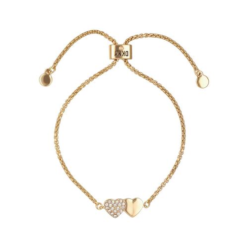 Brazalete Ajustable con Detalle de Corazón DKNY