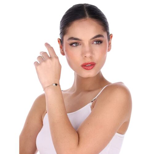 Brazalete Ajustable con Detalle de Corazón DKNY