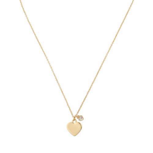 Collar Sencillo Detalles de Cristal Claro DKNY