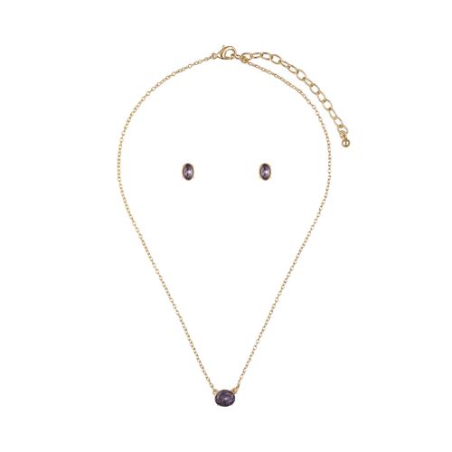 Box Set Tipo Gargantilla Dorado Nine West