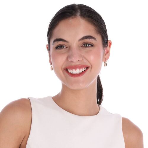 Aretes Mariposa Cristal DKNY