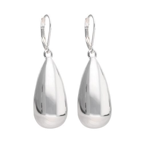 Aretes Forma Gota Colgante Plateado Nine West