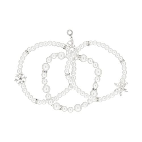 Pulsera Copo de Nieve Imitación Perla Bitono Anne Klein
