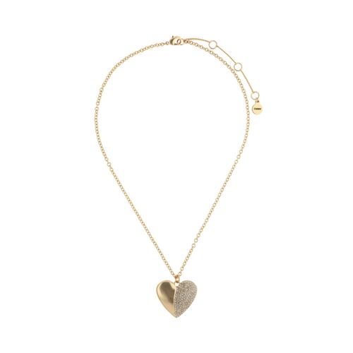 Collar Acero Dorado Corazón DKNY