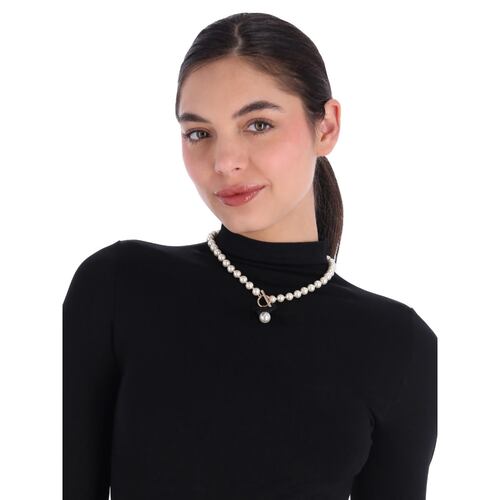 Collar Aleación de Metales Multicolor Moño Anne Klein
