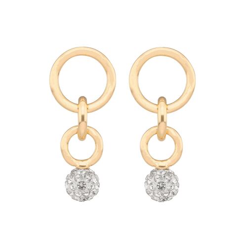 Aretes Anne Klein con Incrustaciones de Pedrería